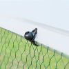 Large metal chicken coop upgrade three support steel wire impregnated plastic net cage, Oxford cloth silver plated waterproof UV protection